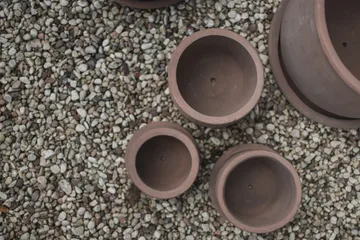 Pot Terra - Brown, Ø14x14 cm - DBKD