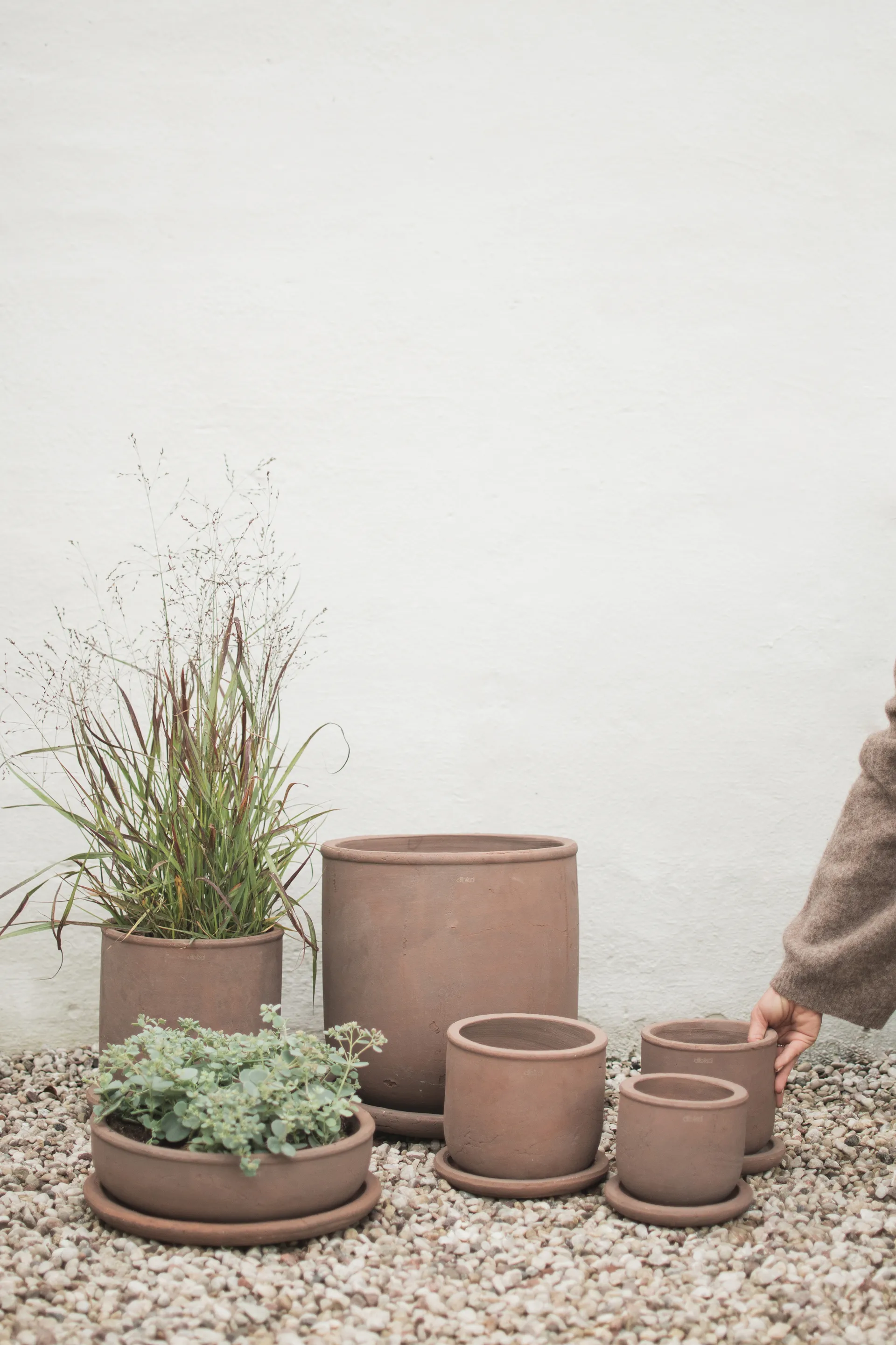 Pot Terra, Brown, Ø14x14 cm DBKD