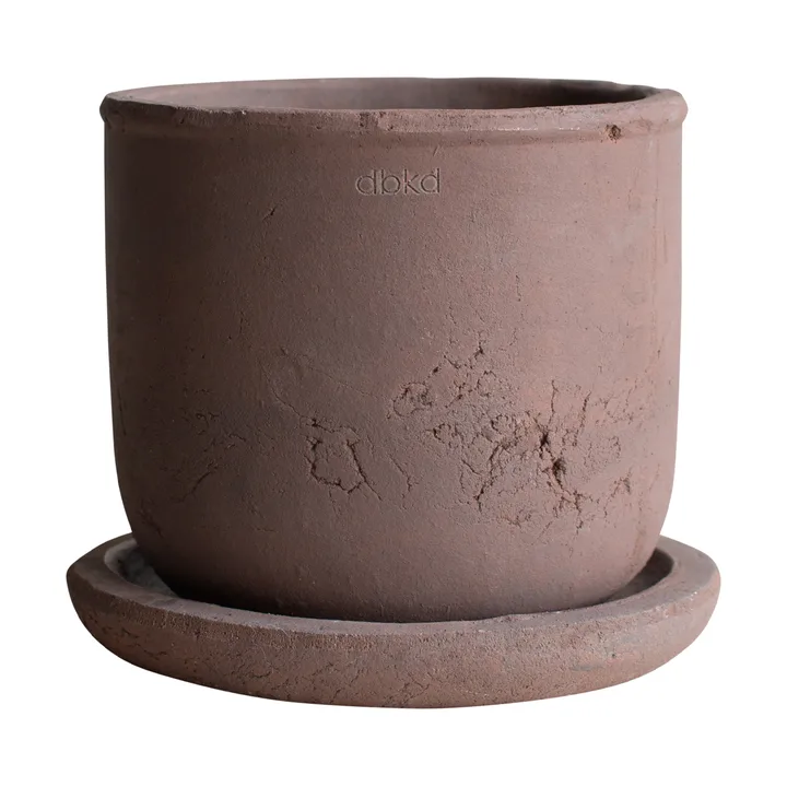 Pot Terra - Brown, Ø16x16 cm - DBKD