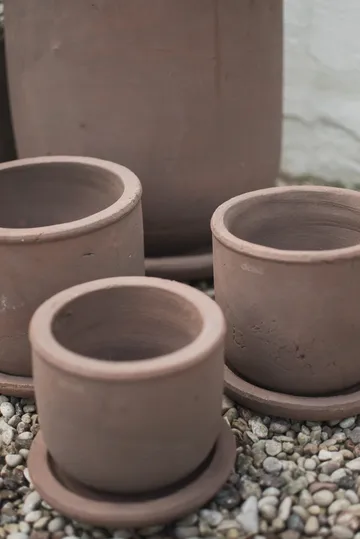 Pot Terra - Brown, Ø16x16 cm - DBKD