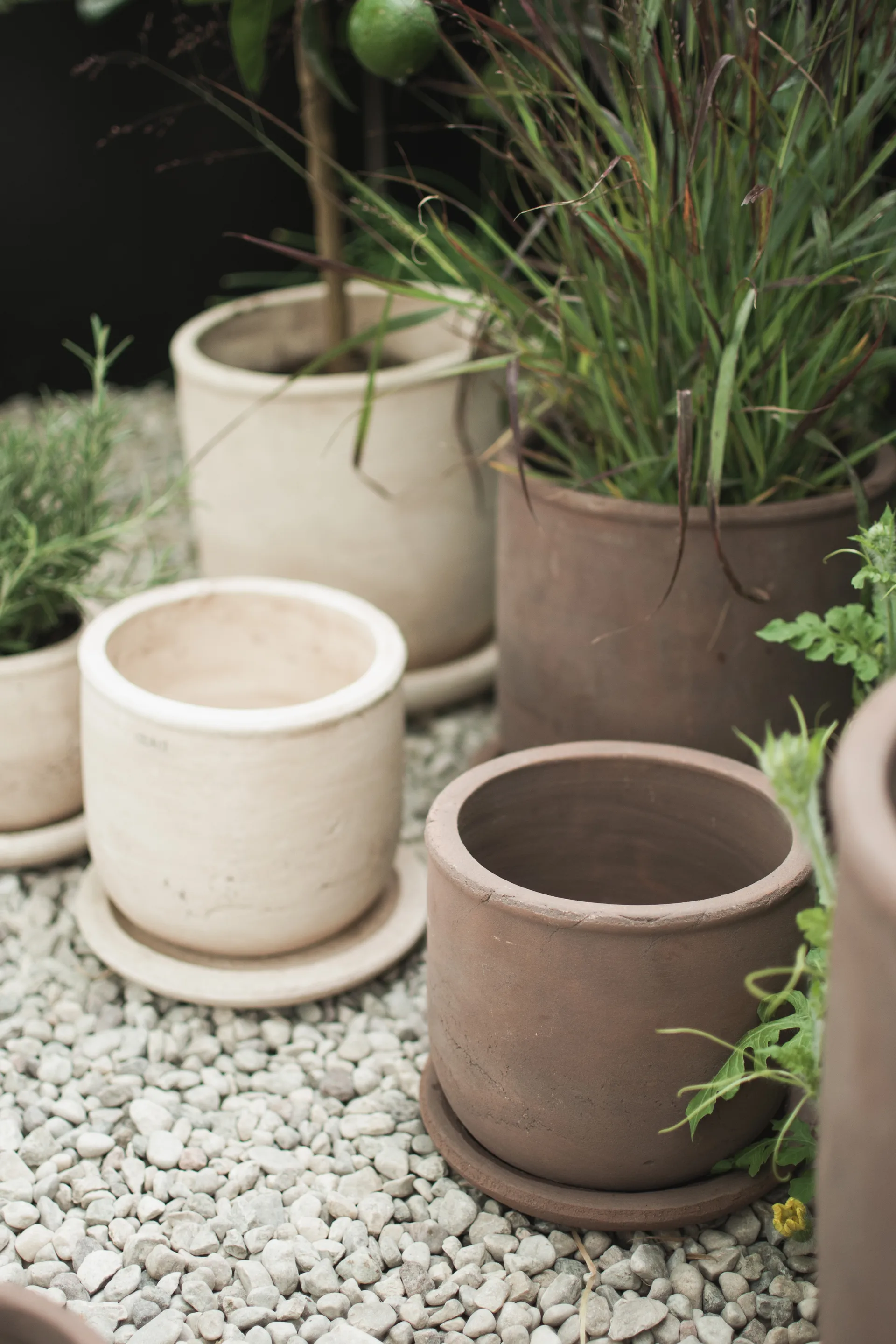 Pot Terra, Brown, Ø18x18 cm DBKD