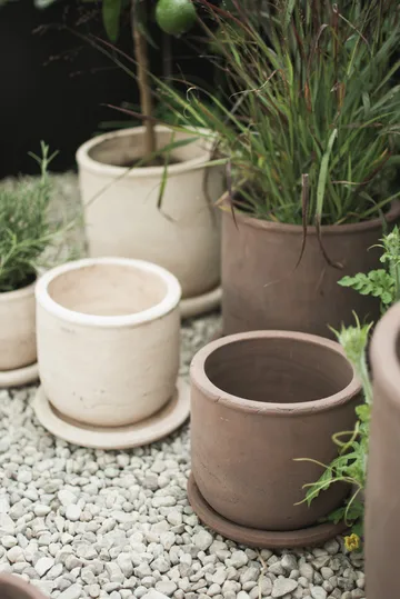 Pot Terra - Brown, Ø18x18 cm - DBKD