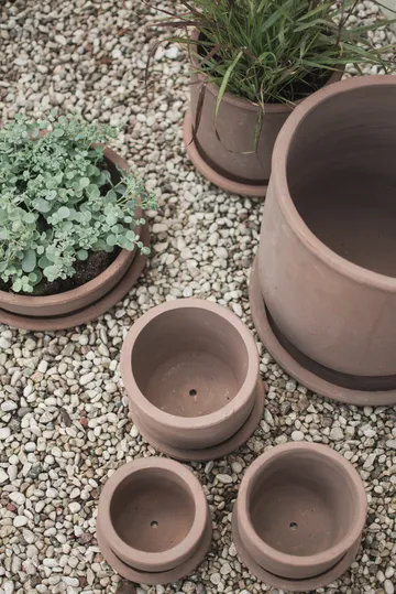 Pot Terra - Brown, Ø18x18 cm - DBKD