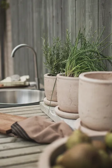 Pot Terra - Sand, Ø14x14 cm - DBKD