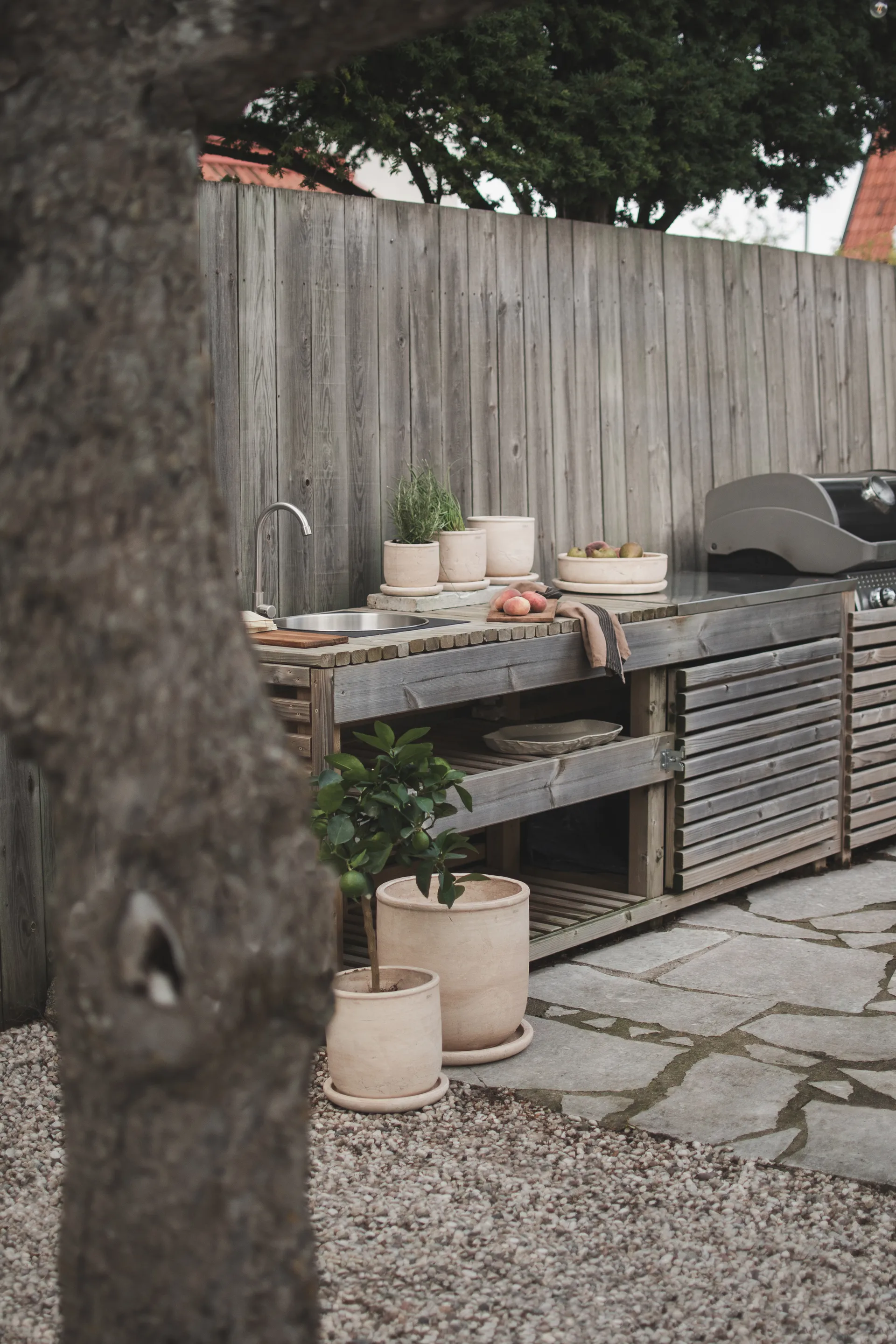 Pot Terra, Sand, Ø16x16 cm DBKD