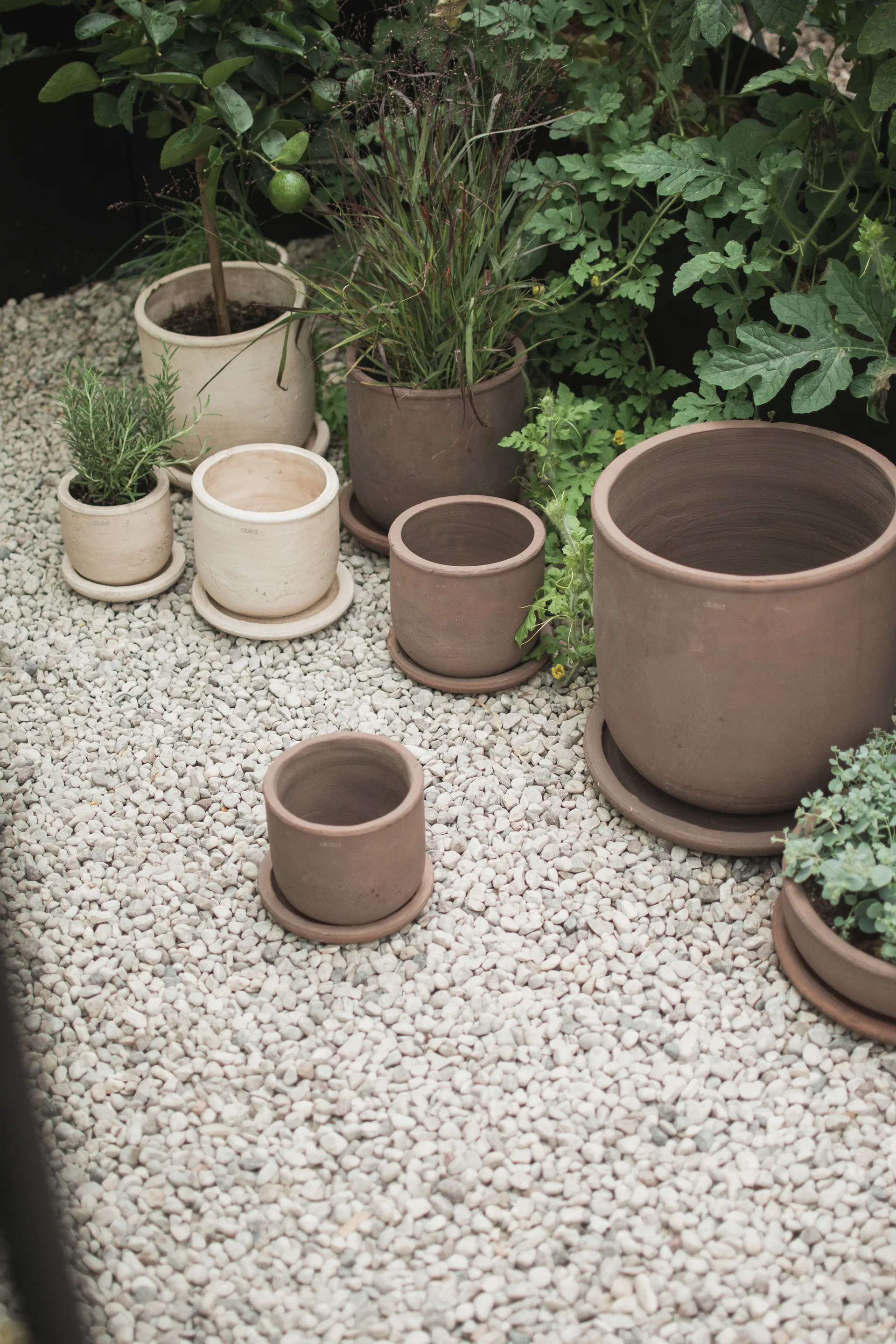 Pot Terra, Sand, Ø18x18 cm DBKD