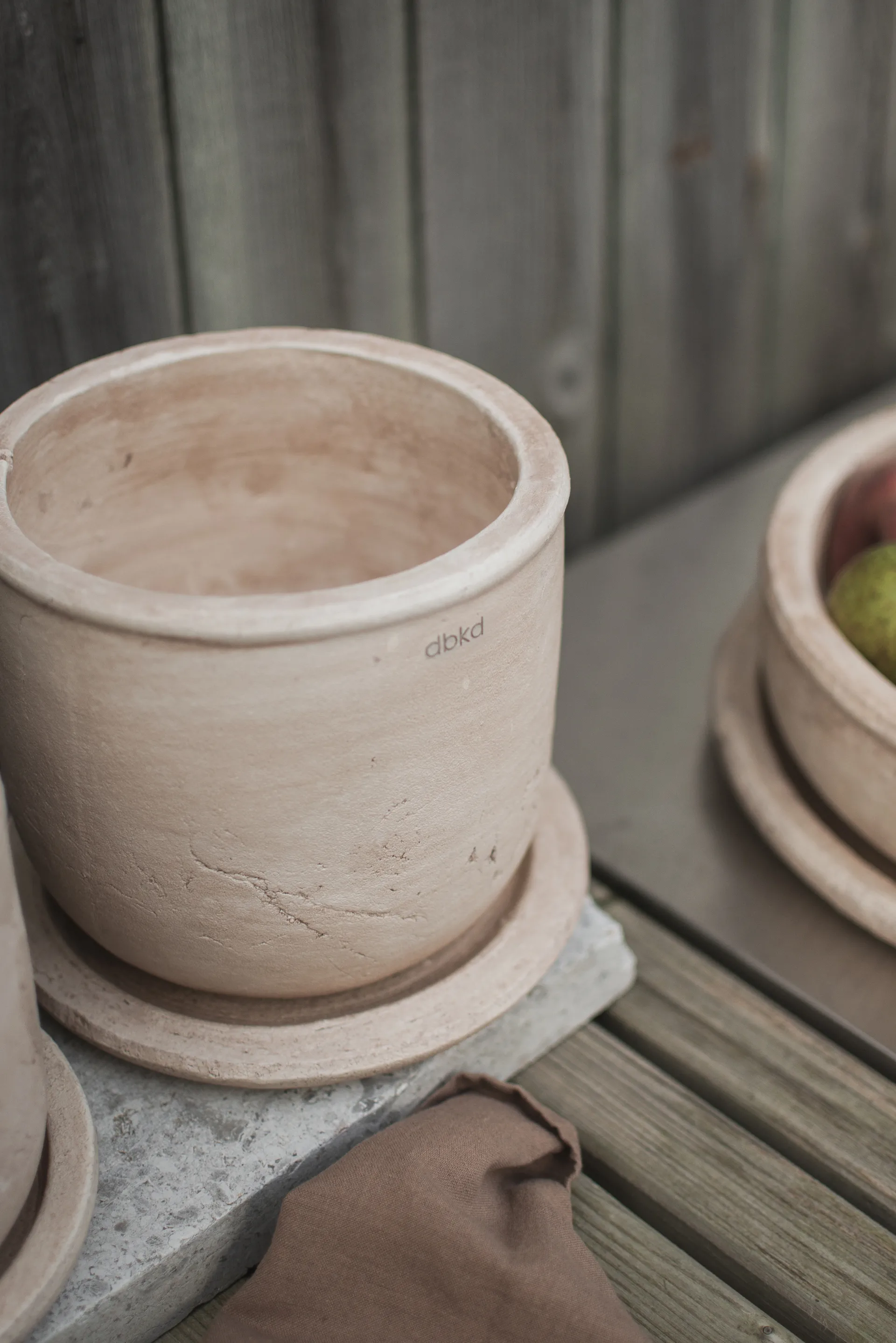 Pot Terra, Sand, Ø18x18 cm DBKD