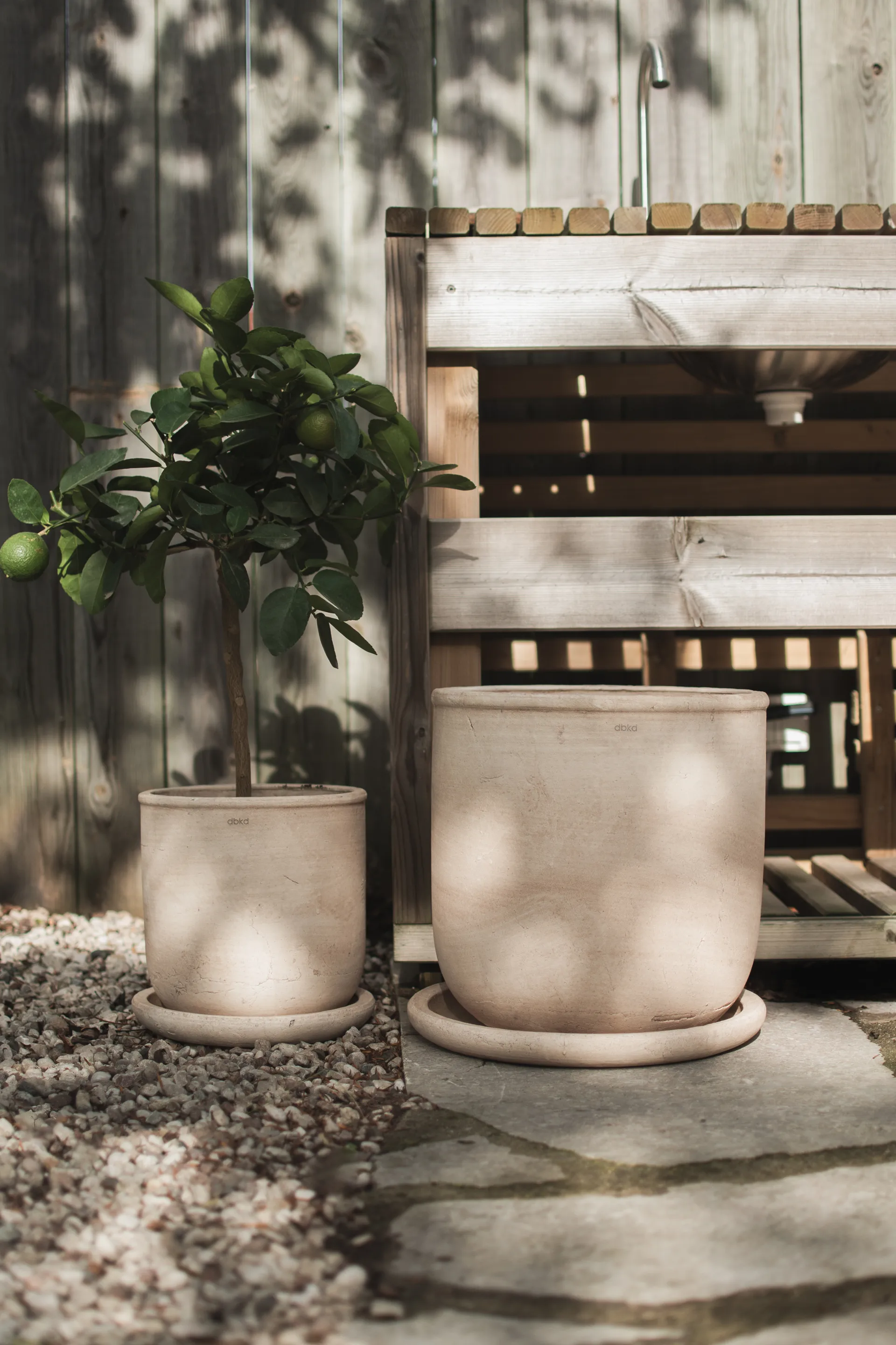 Pot Terra, Sand, Ø23x26 cm DBKD