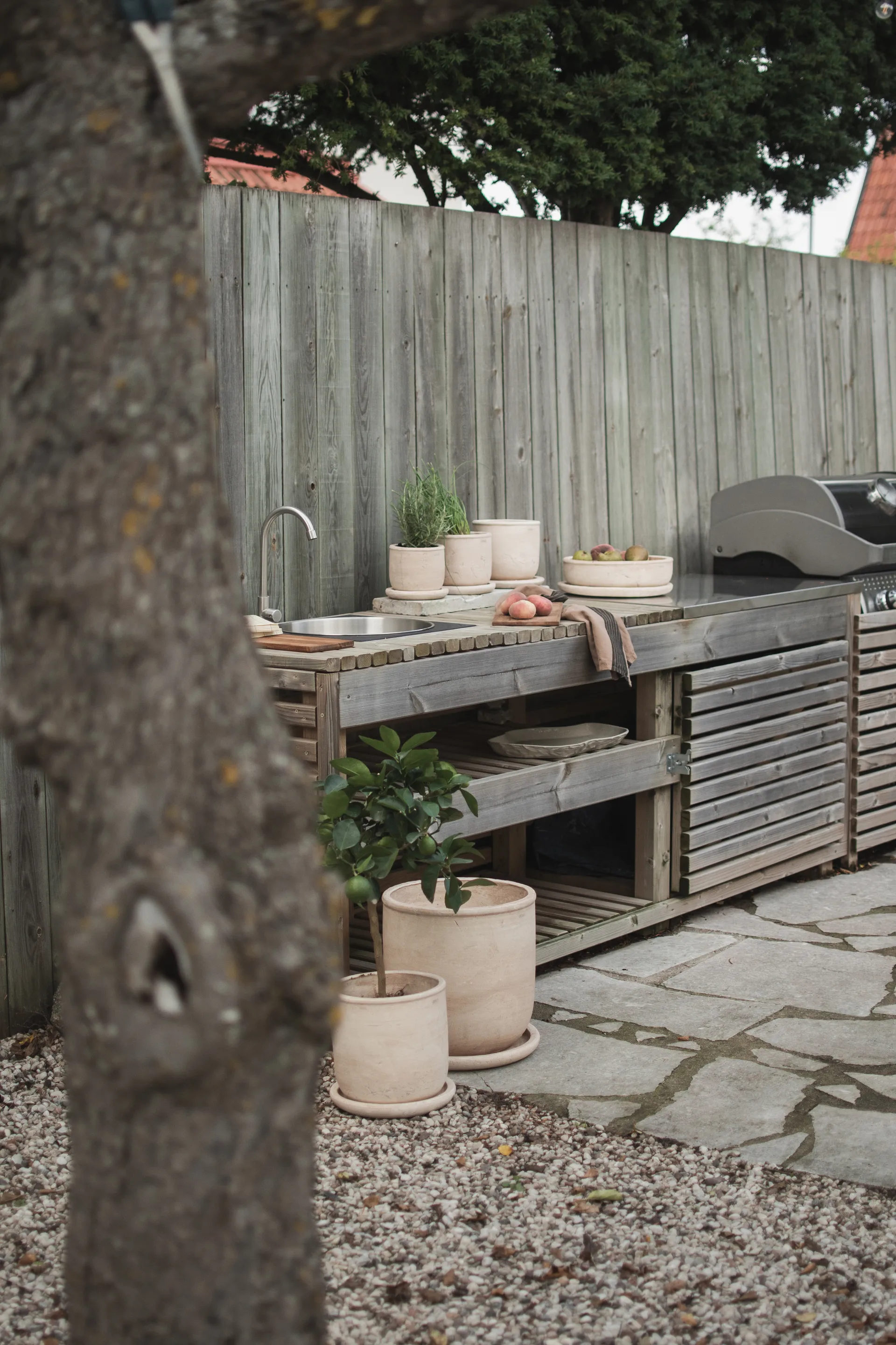 Pot Terra, Sand, Ø23x26 cm DBKD