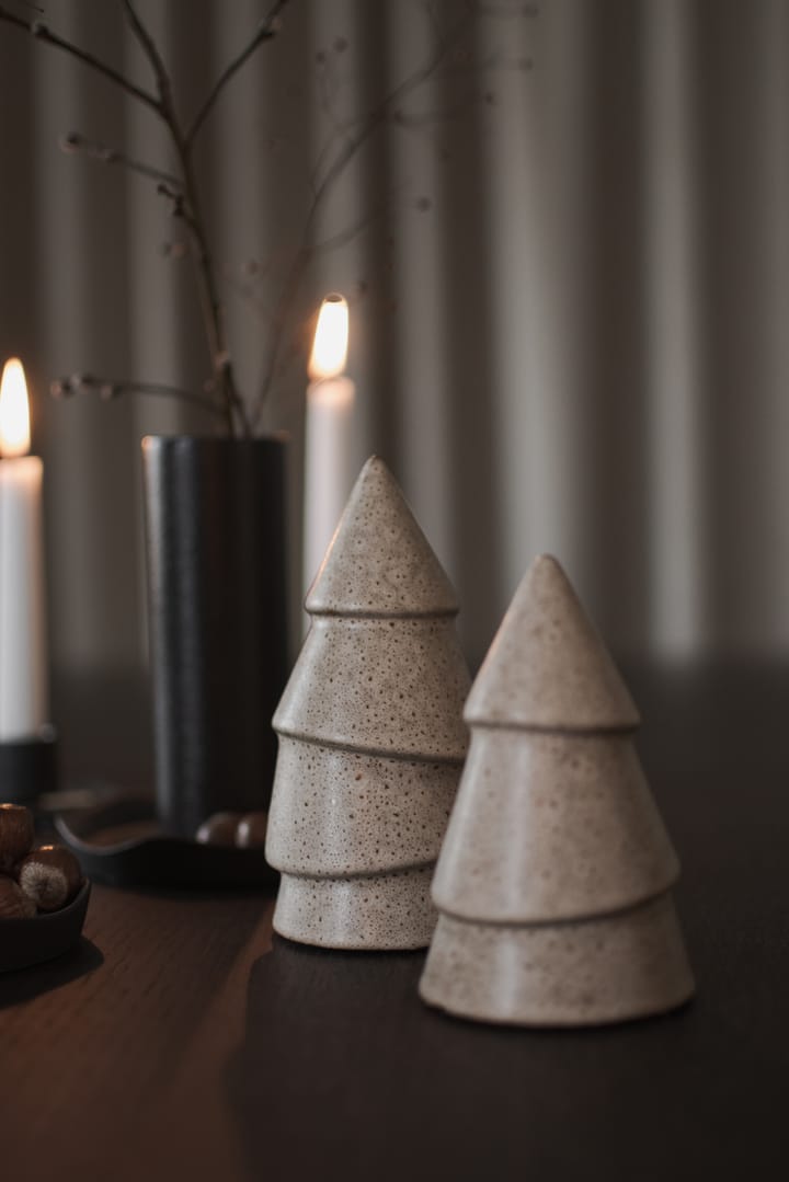 Sapin de Noël Narrow beige, Large 14 cm DBKD