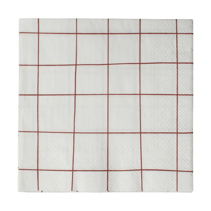 Serviette en papier Swedish pig 33x33 cm, 20 pièces - Brown - DBKD