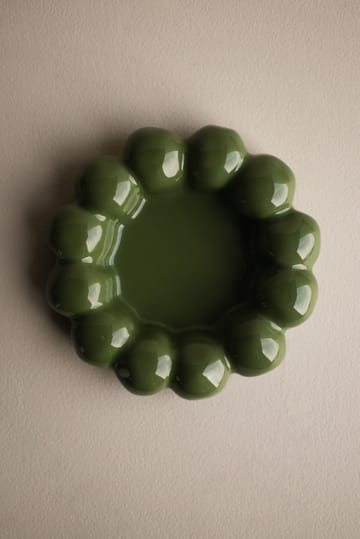 Support pour bougies Bright Ø17 cm - Shiny green - DBKD