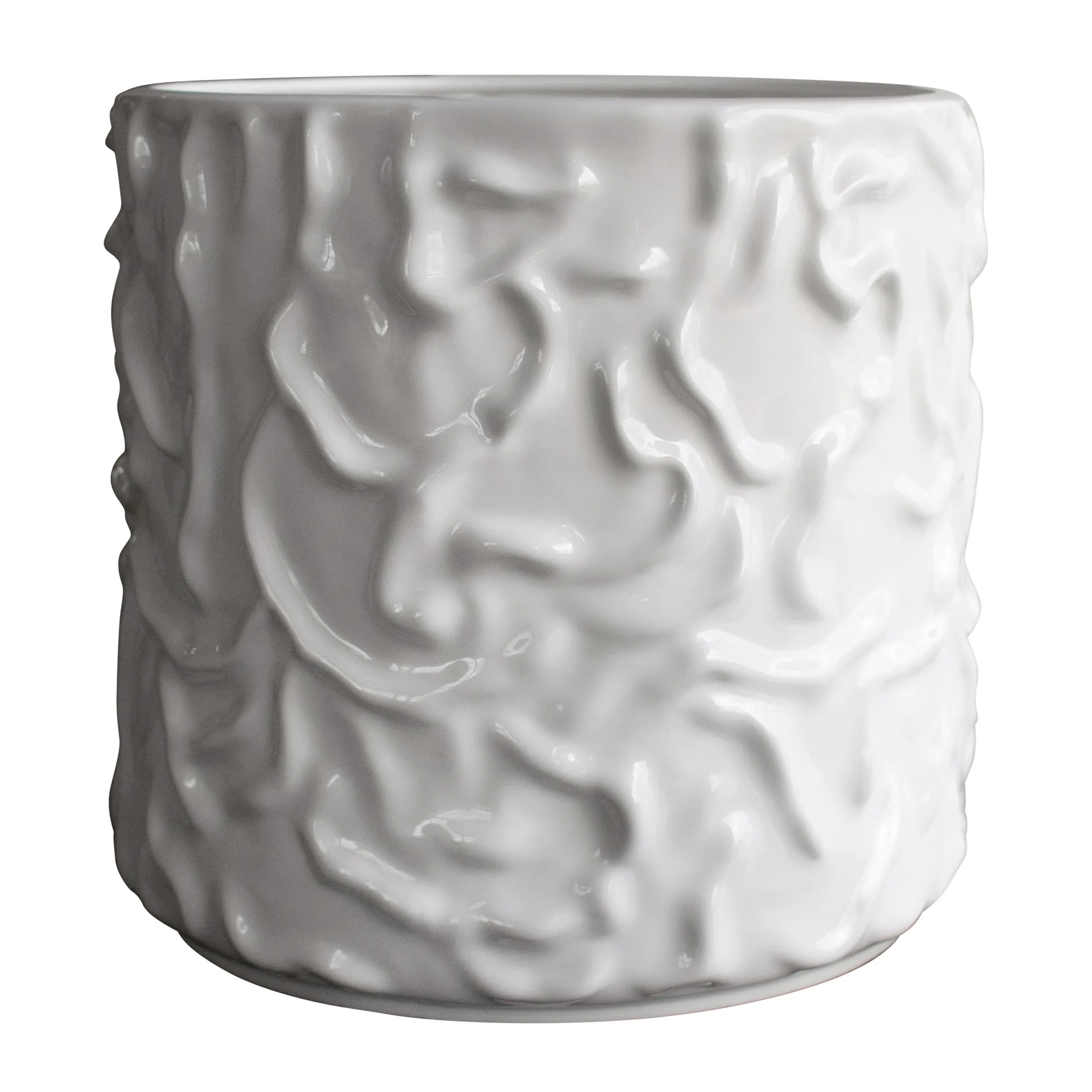 Swoon cache-pot Ø31 cm, Blanc brillant DBKD