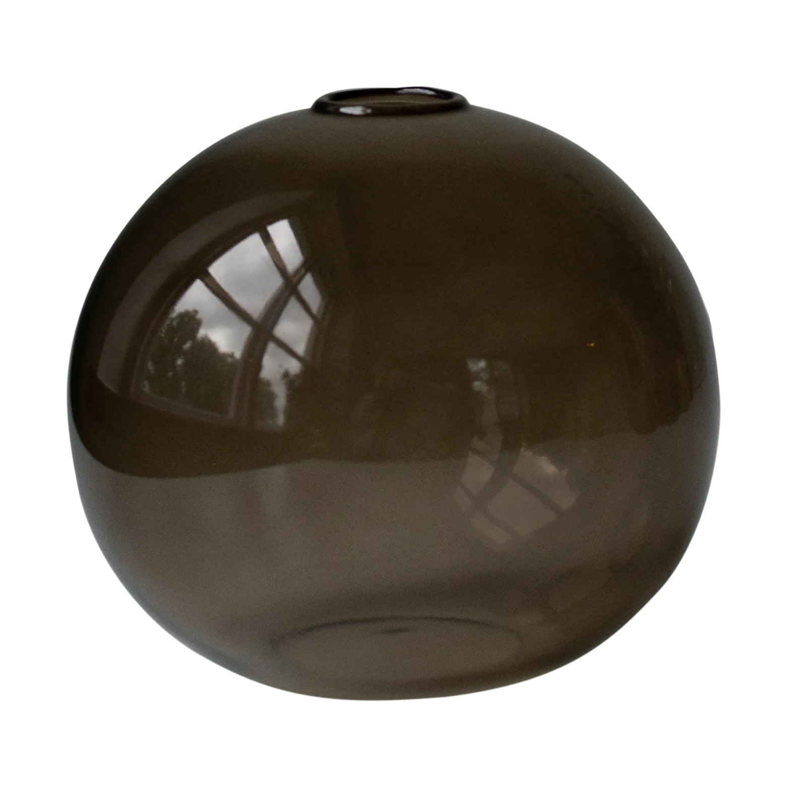 Vase Ball Ø10 cm, Brown DBKD