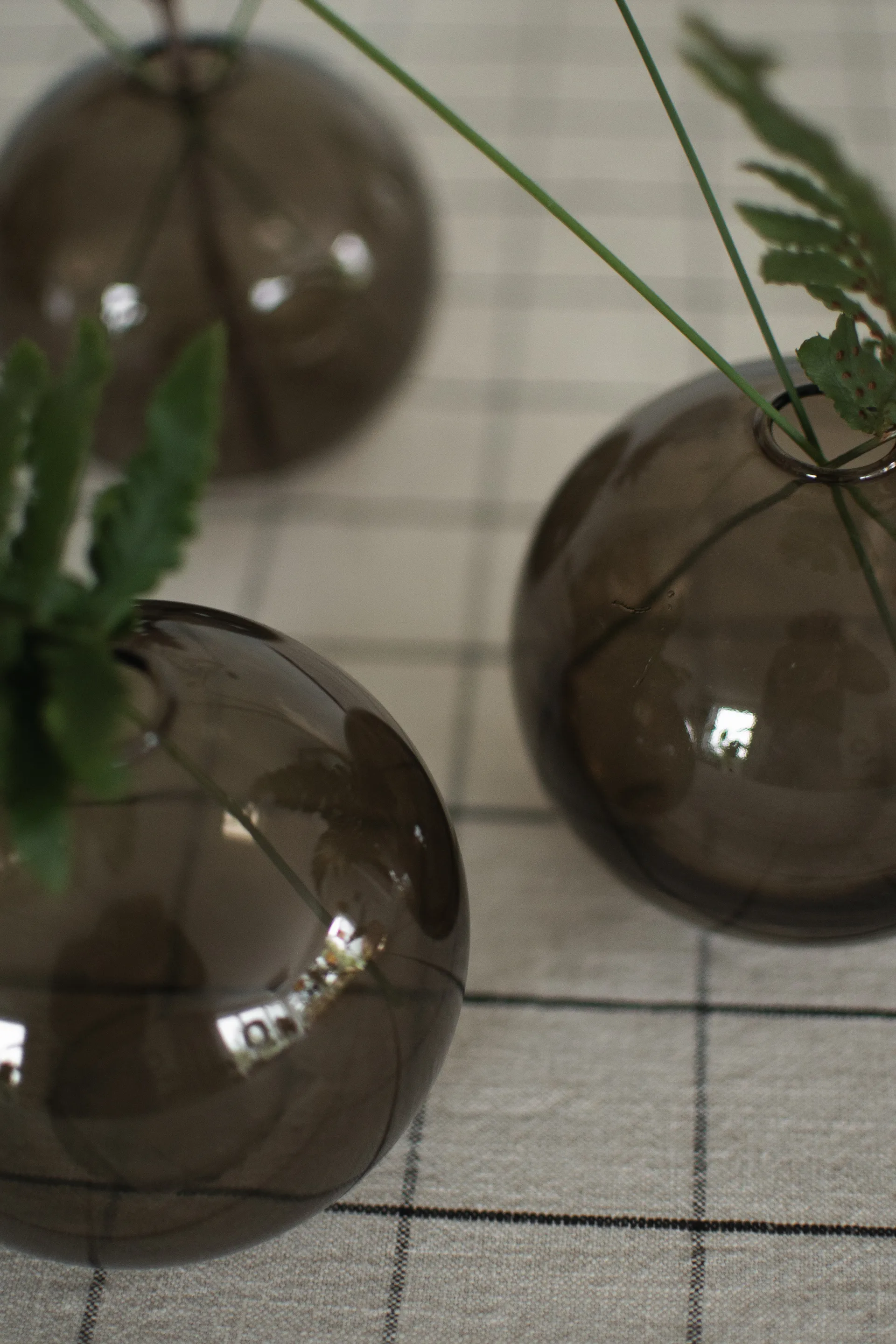 Vase Ball Ø10 cm, Brown DBKD