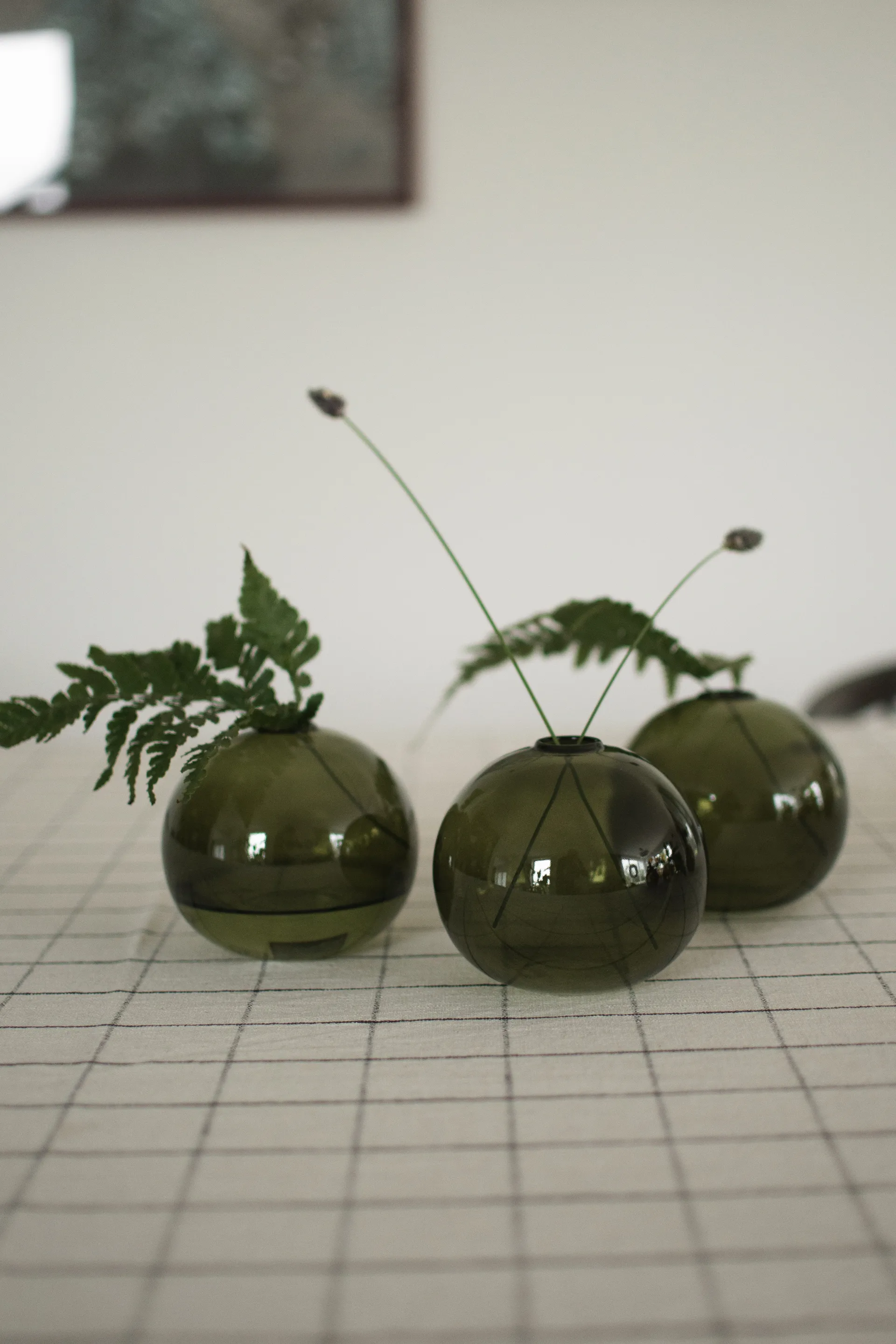 Vase Ball Ø10 cm, Green DBKD