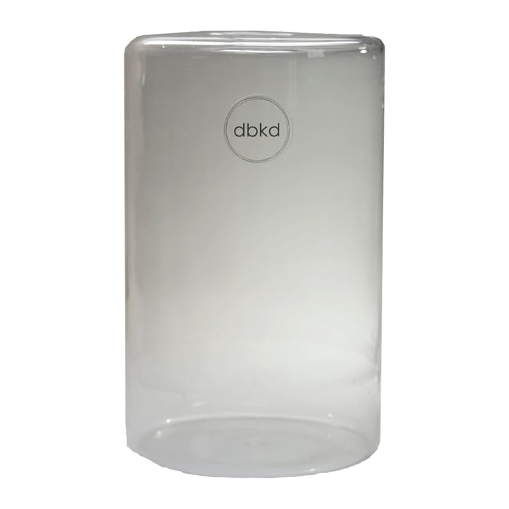 Vase de verre Clean fumée - Grand - DBKD