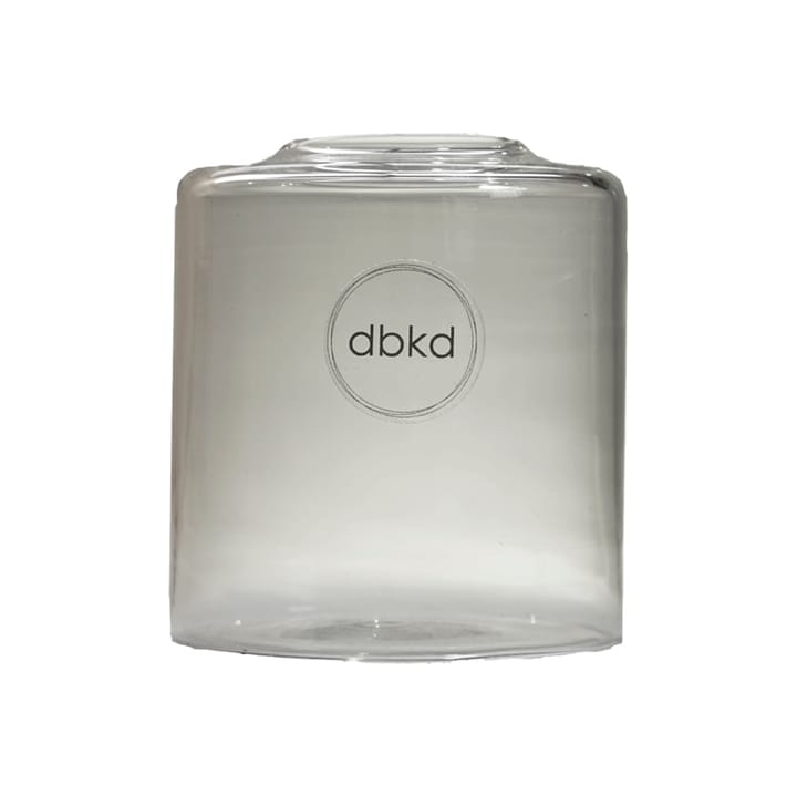 Vase de verre Clean fumée - Petit - DBKD