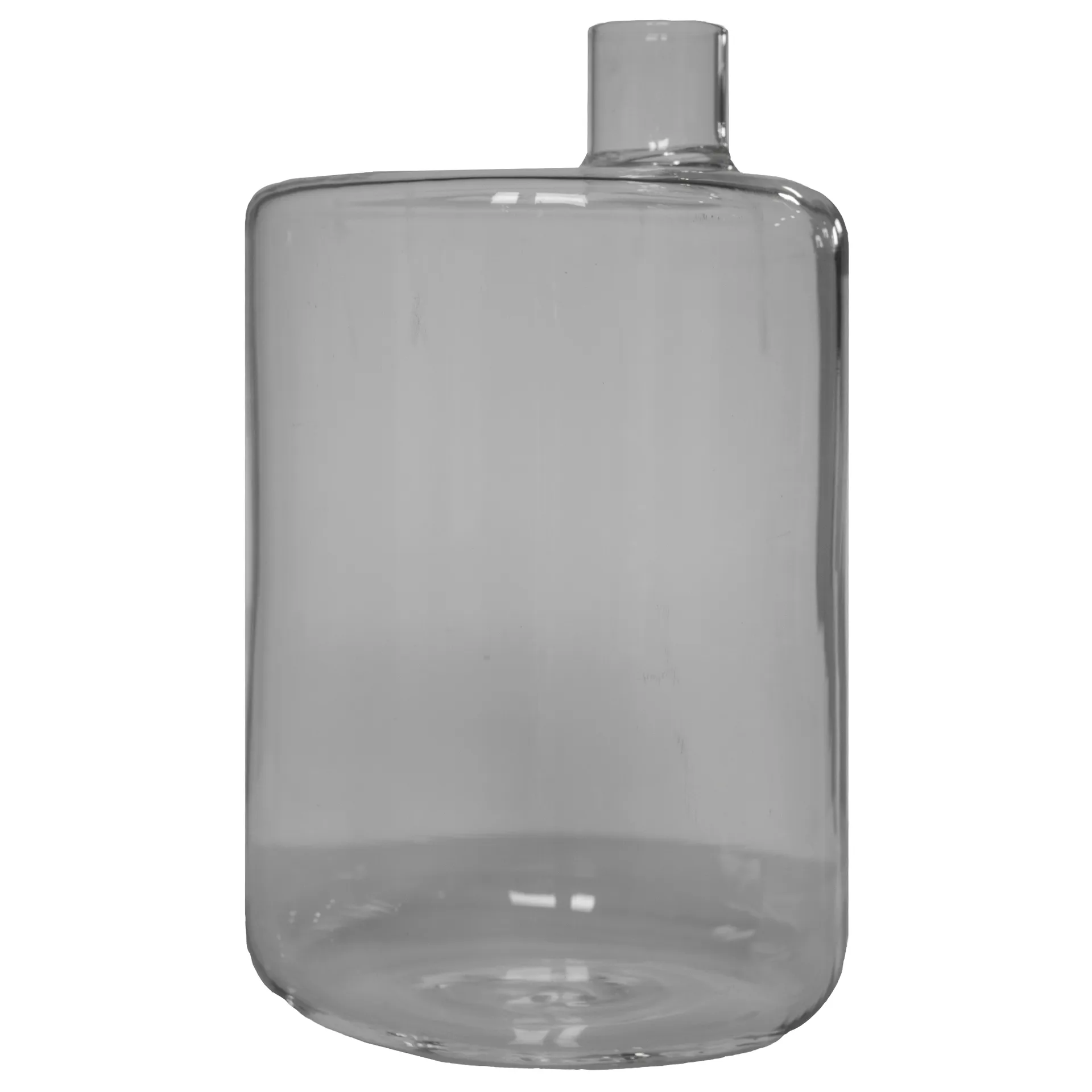 Vase de verre Pipe fumée, Très grand DBKD