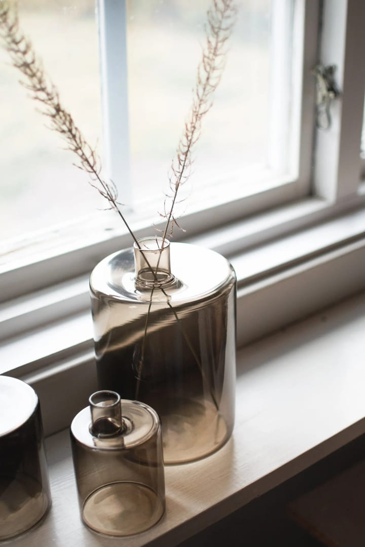 Vase en verre Pipe brown - Small - DBKD
