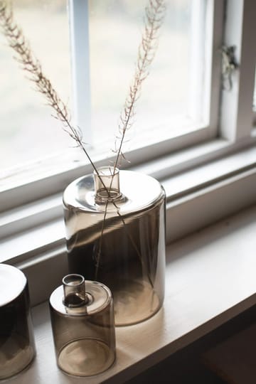 Vase en verre Pipe brown - XL - DBKD