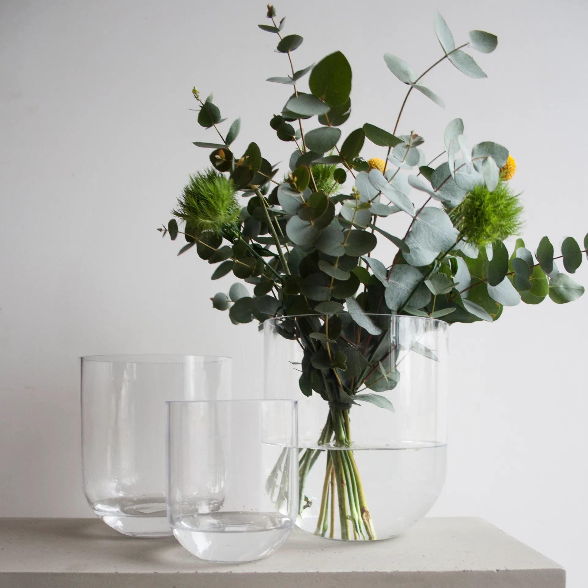 Vase en verre Simple petit, Clear DBKD