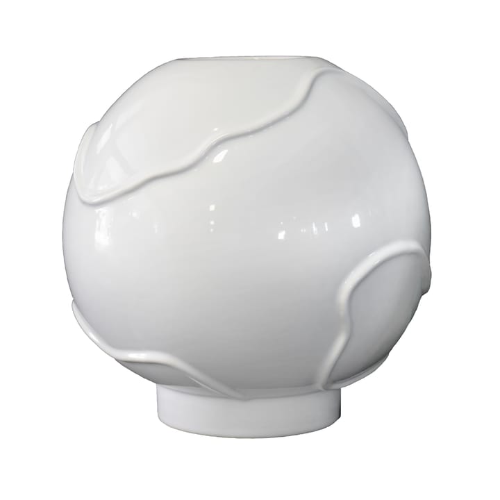 Vase Form Ø25 cm - Shiny white - DBKD