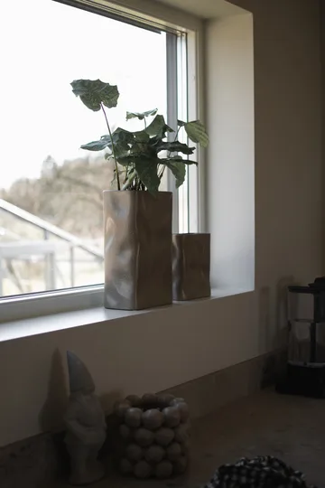 Vase Meadow H18 cm - Beige - DBKD