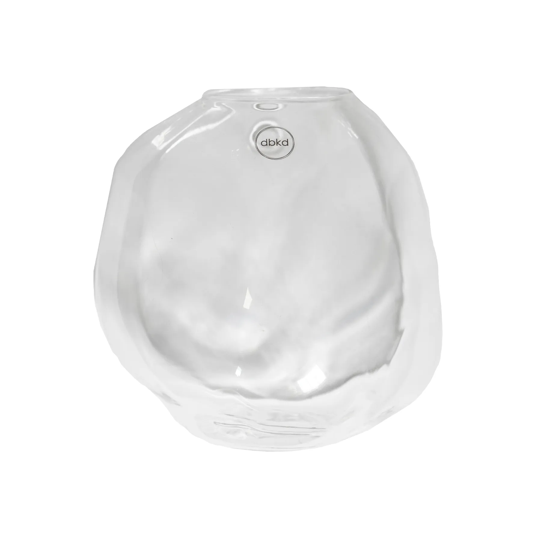 Vase mural Pebble transparent, Petit Ø15 cm DBKD