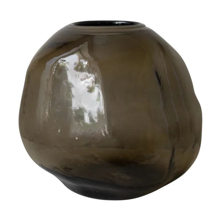 Vase Pebble - Brun, taille L Ø28 cm - DBKD