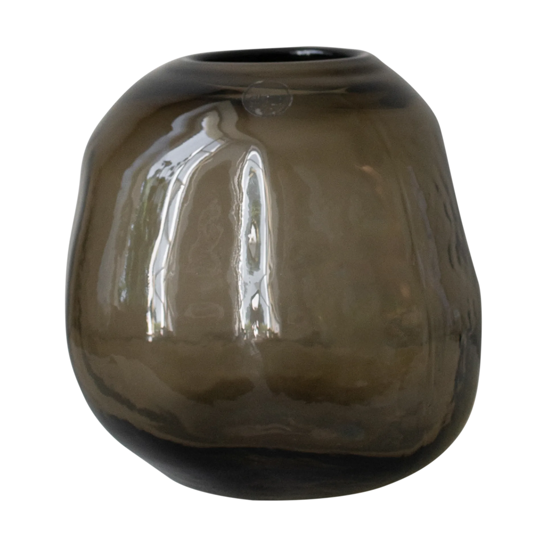 Vase Pebble, Brun, taille S Ø20 cm DBKD