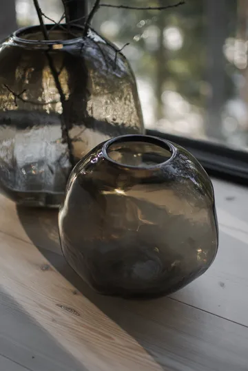 Vase Pebble - Brun, taille S Ø20 cm - DBKD