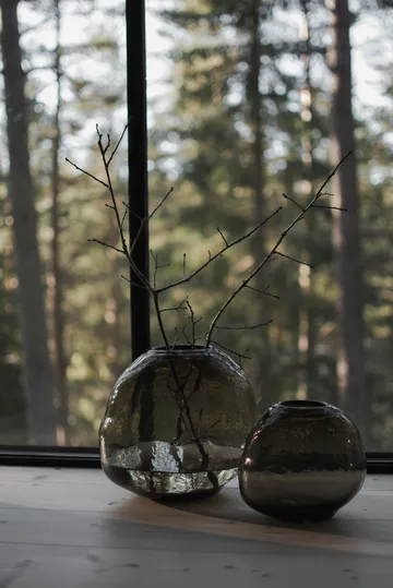 Vase Pebble - Brun, taille S Ø20 cm - DBKD