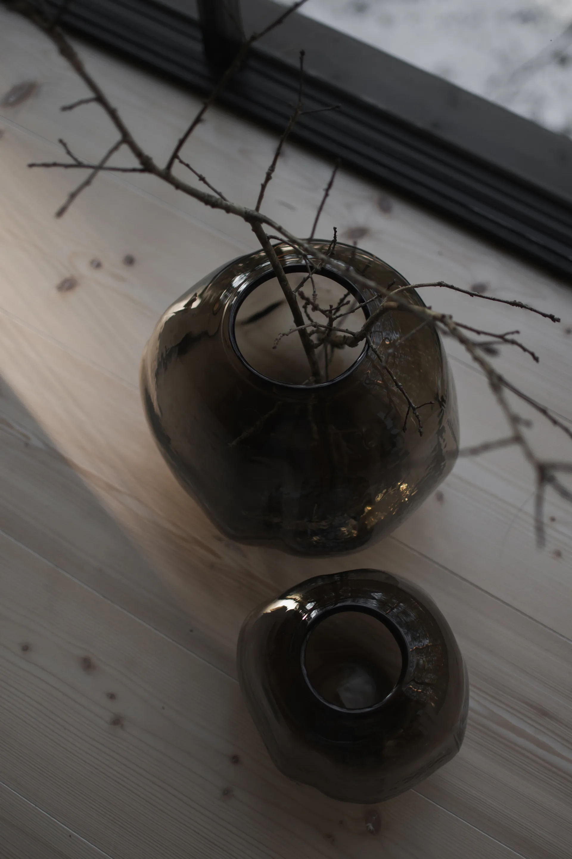 Vase Pebble marron, Grand Ø 28 cm DBKD