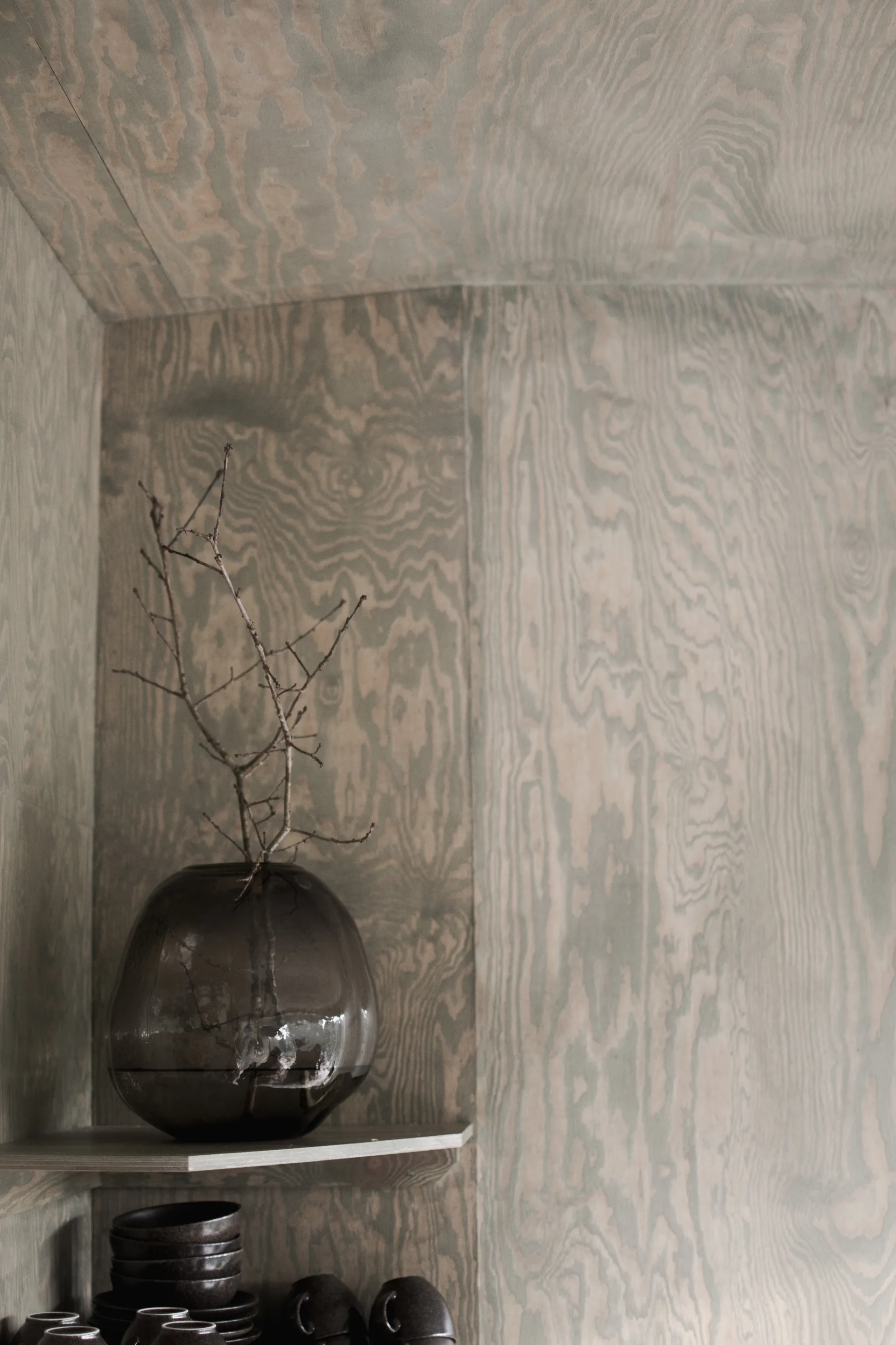 Vase Pebble marron, Grand Ø 28 cm DBKD