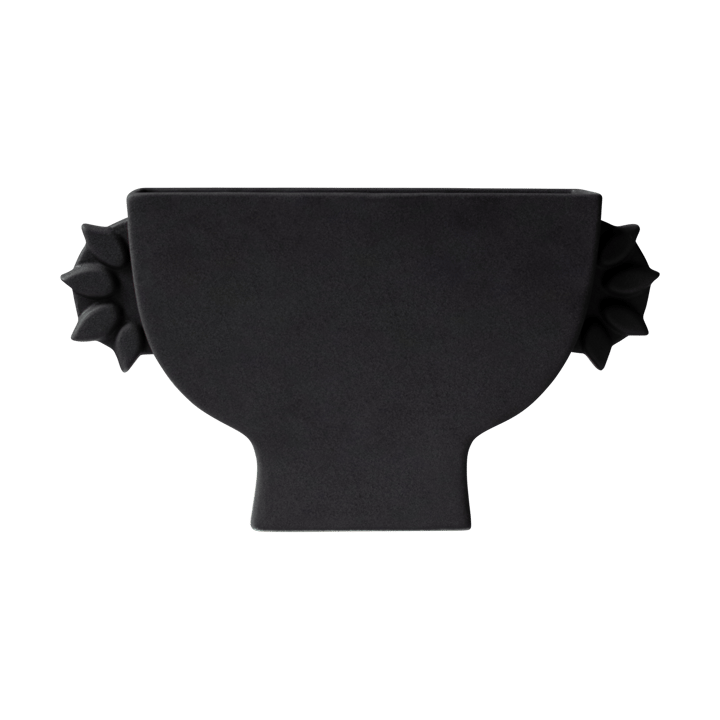 Vase plat 16 cm - Black - DBKD