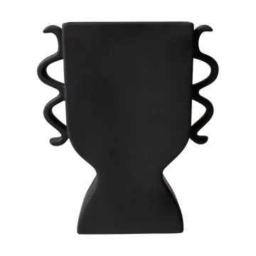 Vase plat 25 cm - Black - DBKD