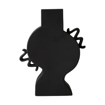 Vase plat 33 cm - Black - DBKD