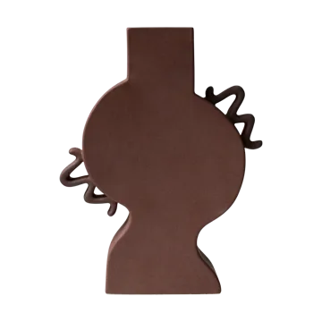 Vase plat 33 cm - Brown - DBKD