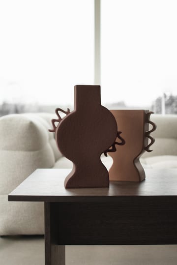 Vase plat 33 cm - Brown - DBKD