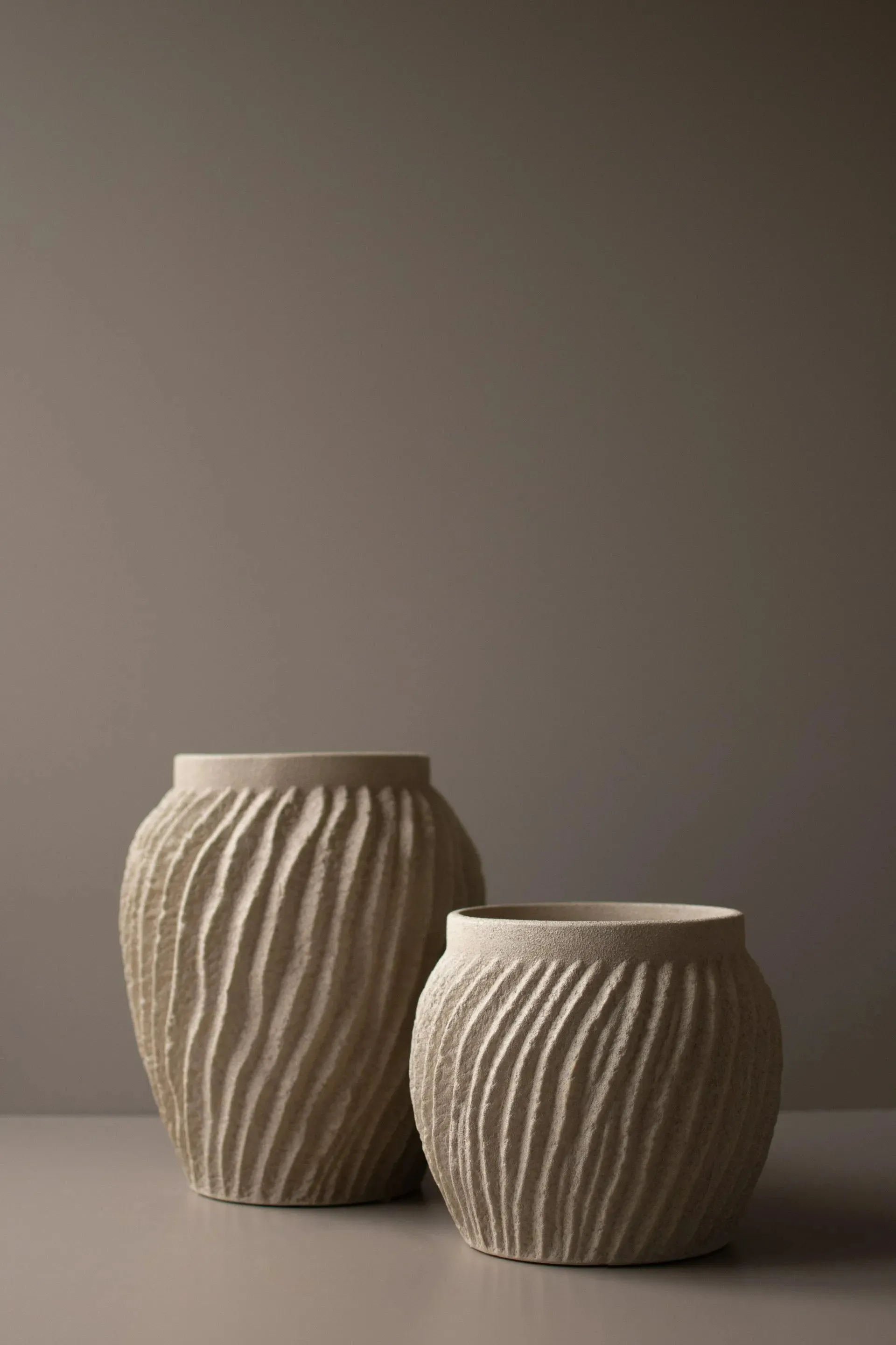 Vase Raw 19 cm, Sandy mole DBKD