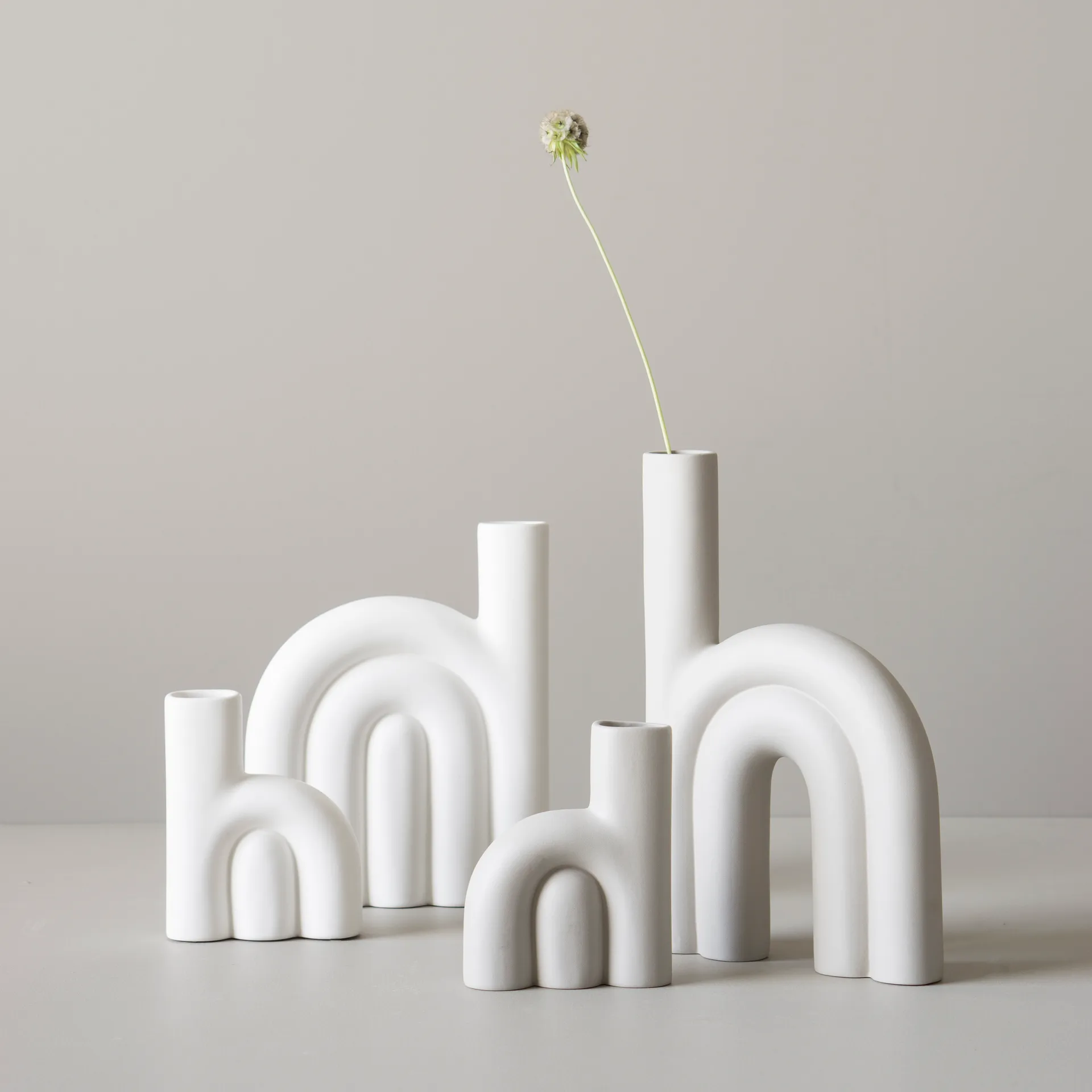 Vase Rope moyen, White DBKD