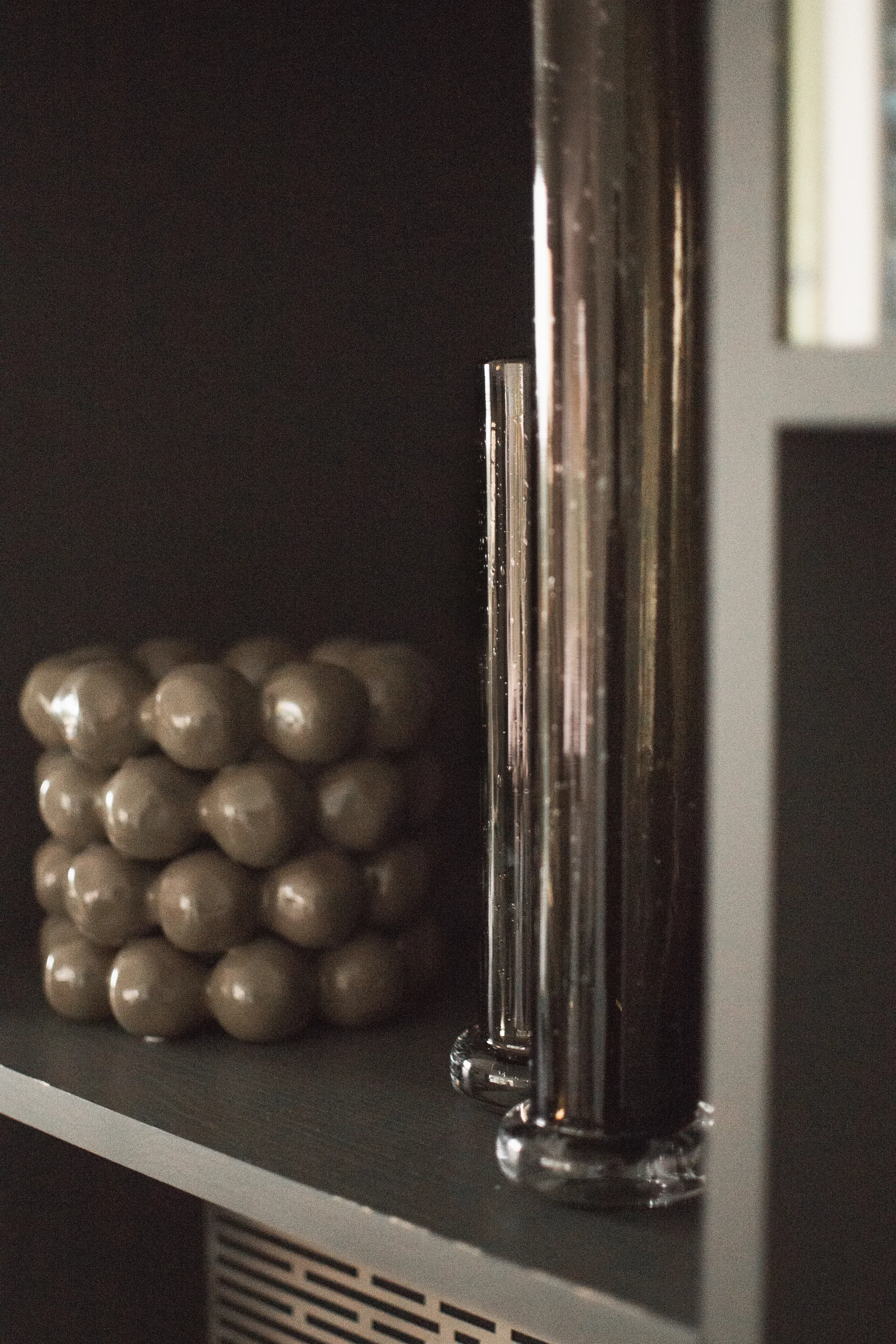 Vase Tall, Brown, 25 cm DBKD