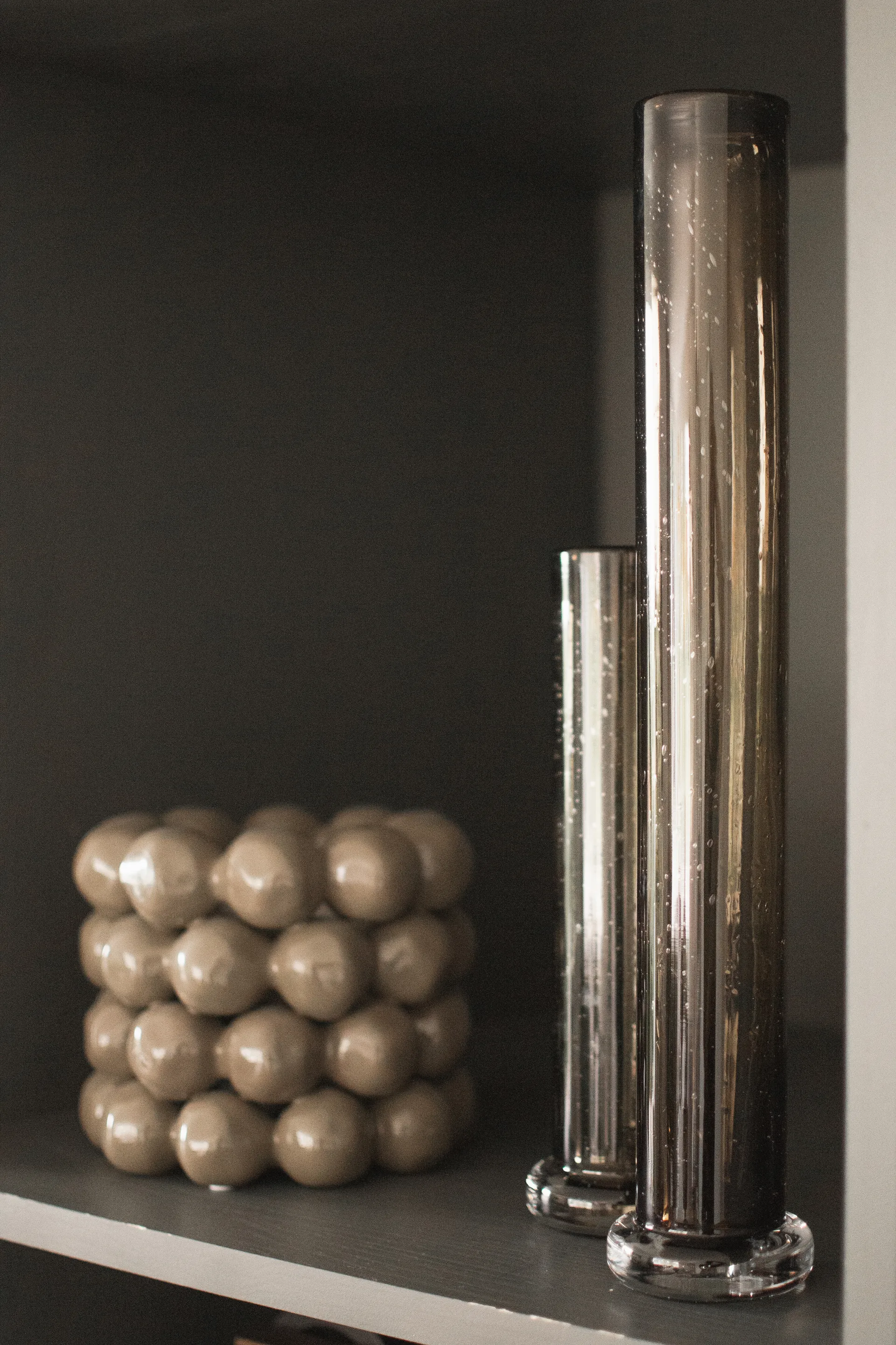 Vase Tall, Brown, 40 cm DBKD