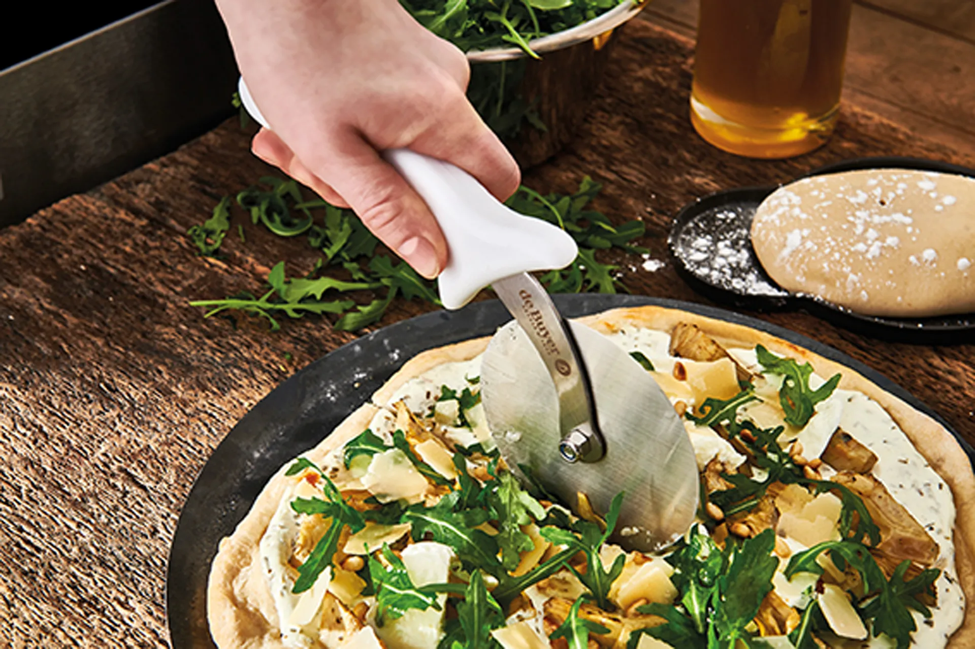 Coupe-pizza De Buyer, Acier inoxydable De Buyer