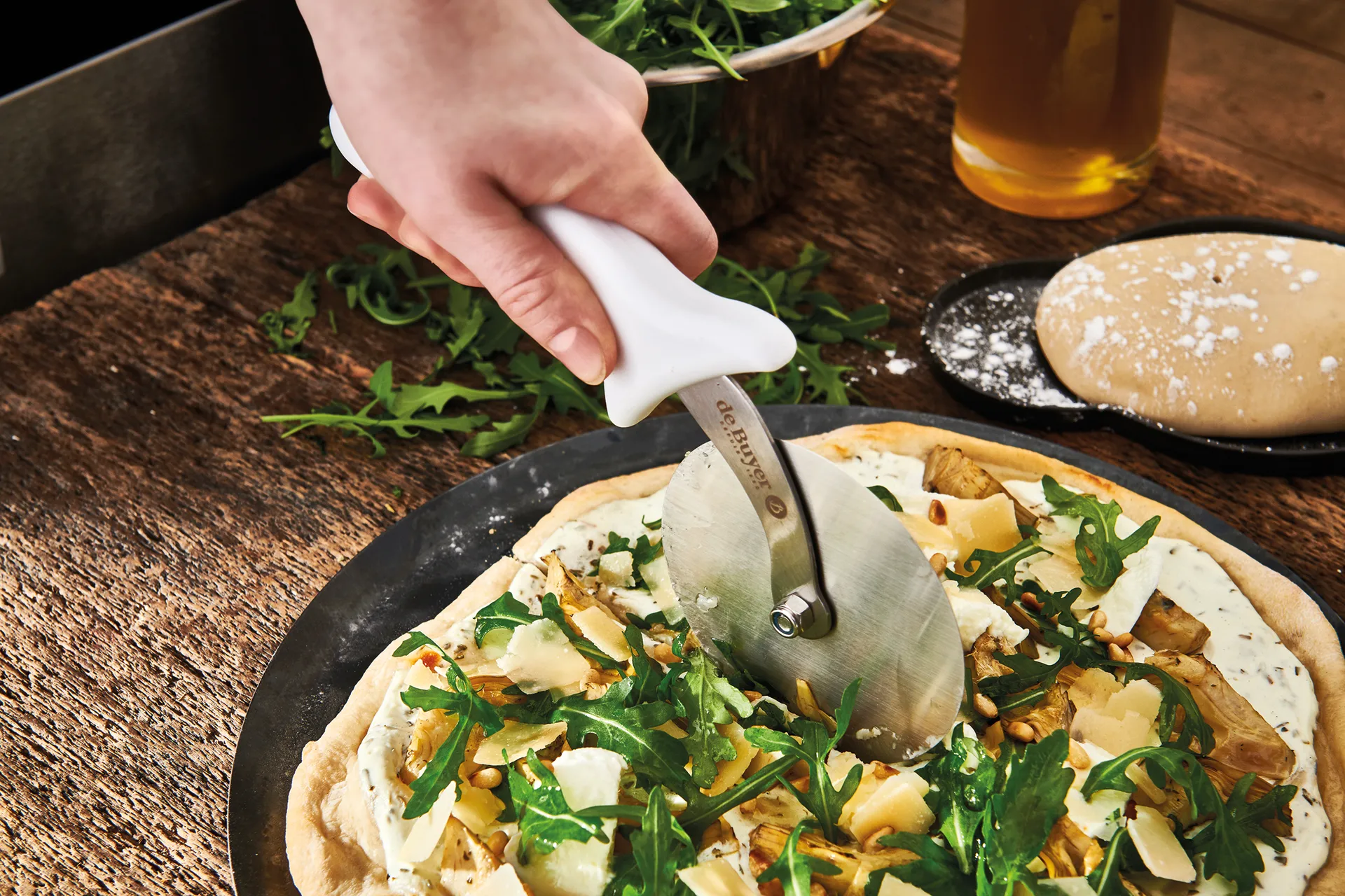 Coupe-pizza De Buyer, Acier inoxydable De Buyer