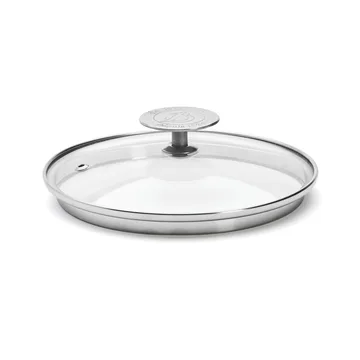 Couvercle en verre Alchimy avec anneau profond - Ø16 cm - De Buyer