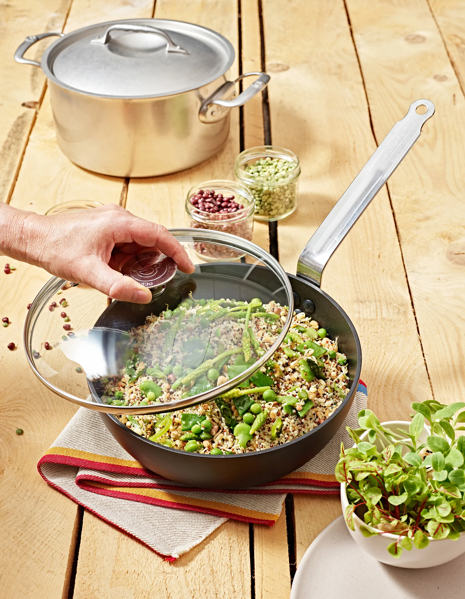 Couvercle en verre Milady, Ø24 cm De Buyer