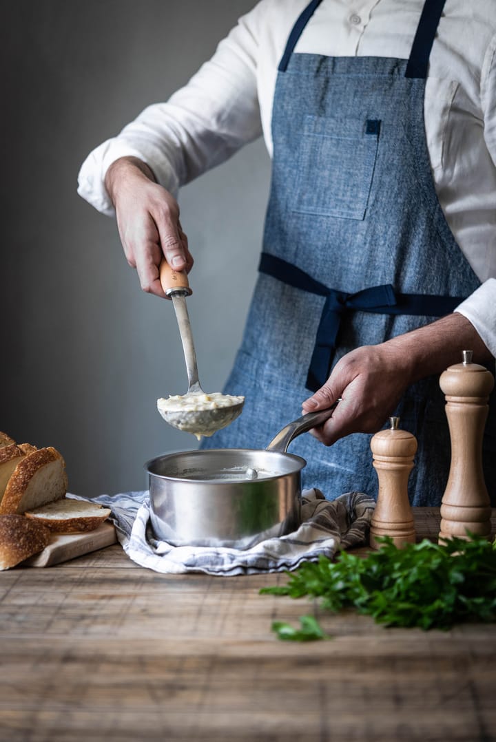 Cuillère à soupe à manche en bois De Buyer B Bois, Acier inoxydable De Buyer