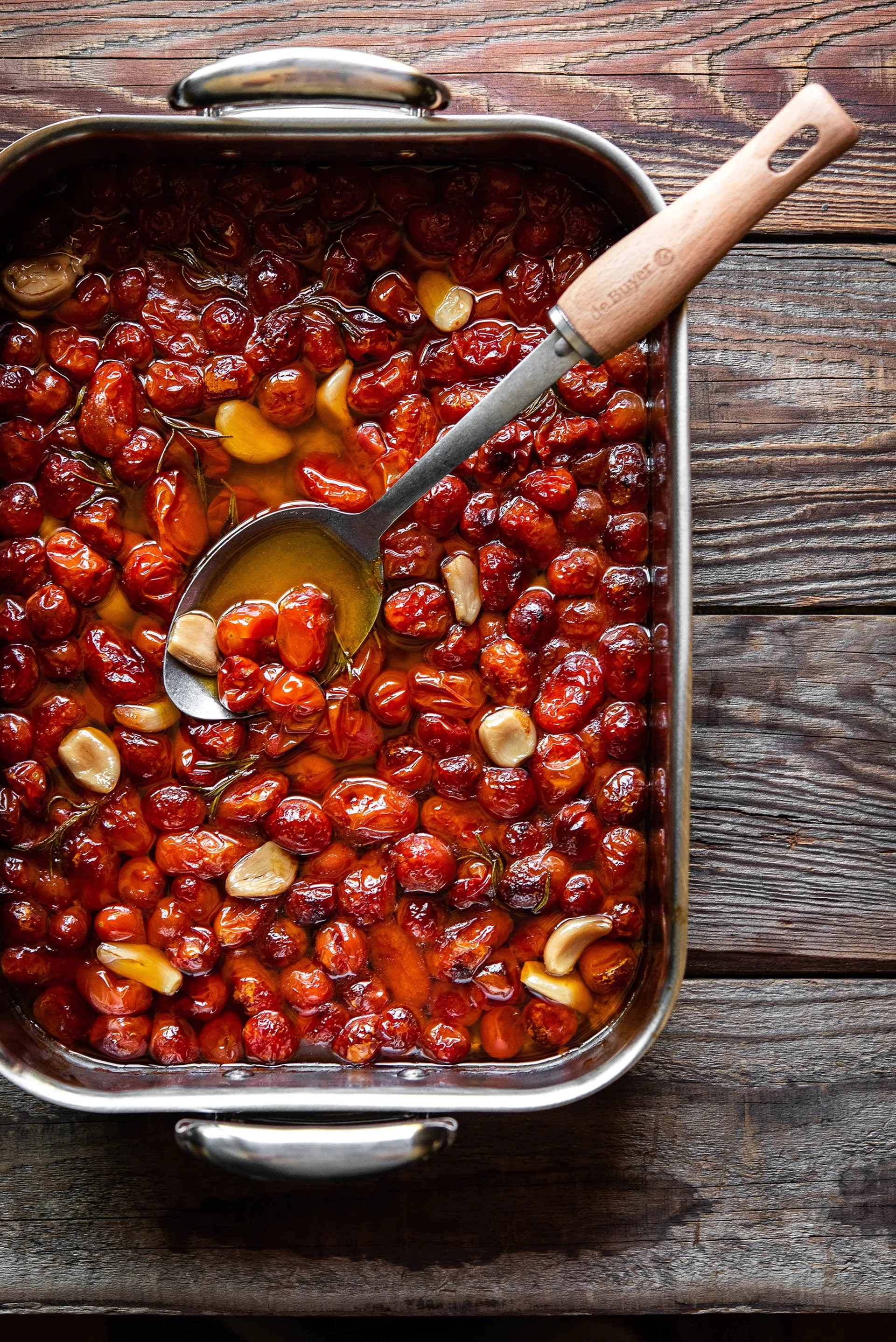 Cuillère de service à manche en bois De Buyer B Bois, Acier inoxydable De Buyer